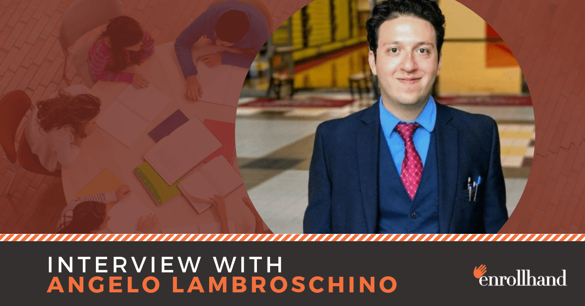 All About Admissions, with Angelo Lambroschino